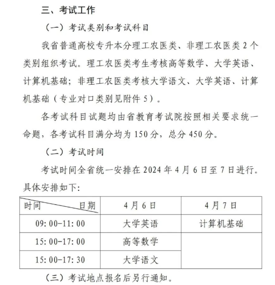 2024年四川国际标榜职业学院专升本考试实施方案(图6)
