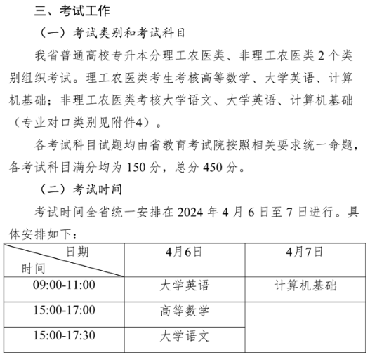 四川西南航空职业学院2024年统招专升本实施细则(图5)